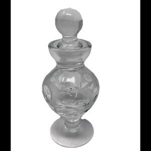 🌲🎁 Marquis By Waterford Footed Perfume Bottle Stopper Yours Truly Collection